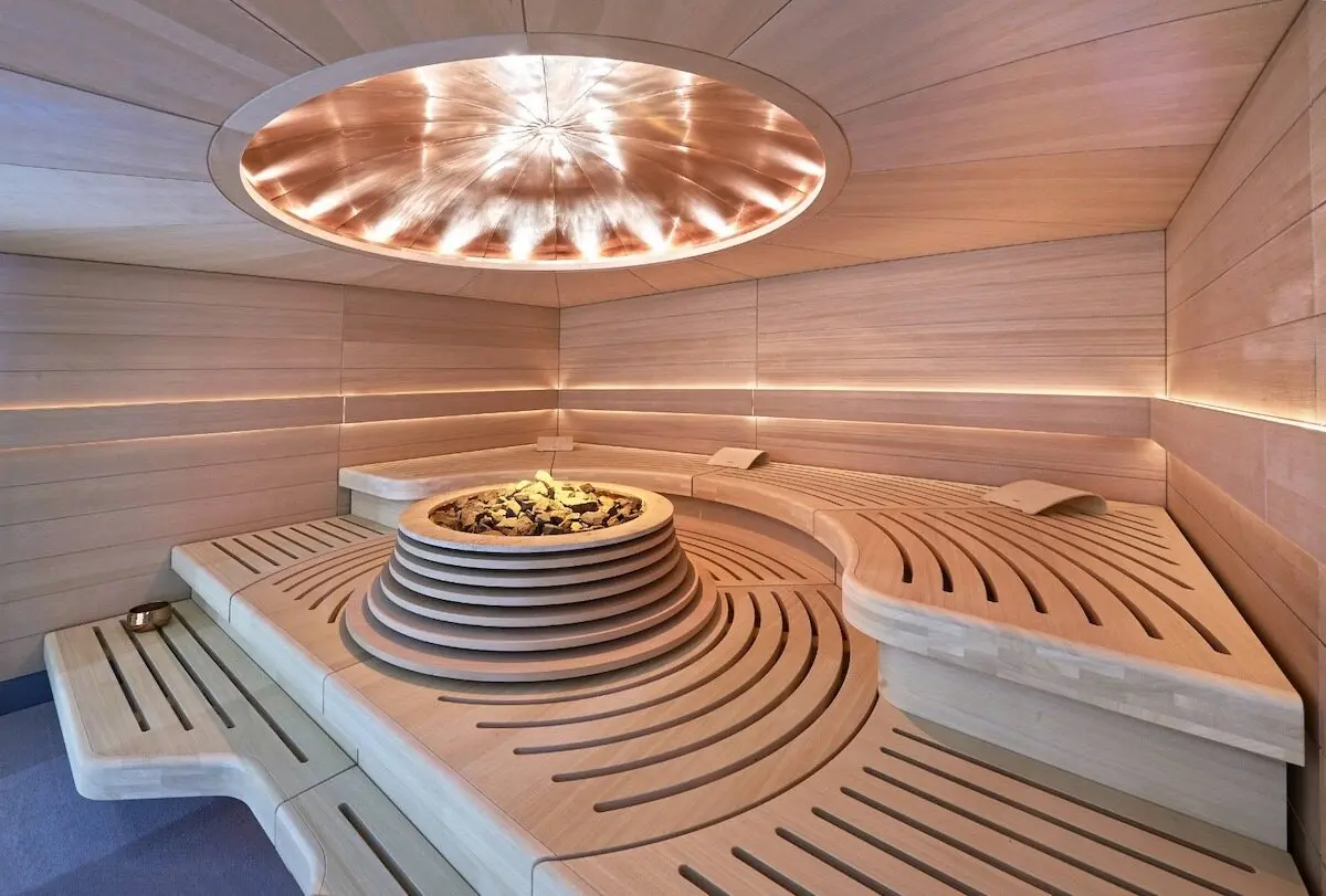 Relaxing sauna